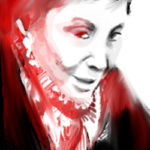 Julia Kristeva (Portrait de Gabriel pour l’Agence Idea)