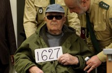 L'accusé Demjanjuk, 91 ans, à son dernier procès à Munich.