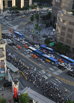 Séoul, le 24 août (source : The Hankyoreh)