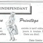 «  En 1996, quand les salles des 3 Luxembourg du réseau Espace indépendant éditent des chèques privilèges, une Marilyn-métro figure dessus  » (p32).