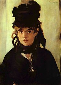 Berthe vue par Édouard Manet.